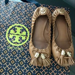 Tory Burch Reese Tassel Flats